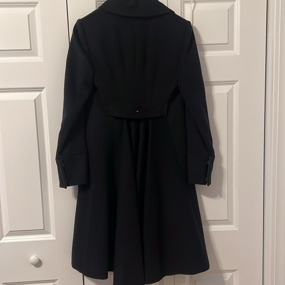 Max Mara Womens Tailored Wool Long Coat in Navy Blue Size US/CA 6 Fully Lined - Picture 5 of 12